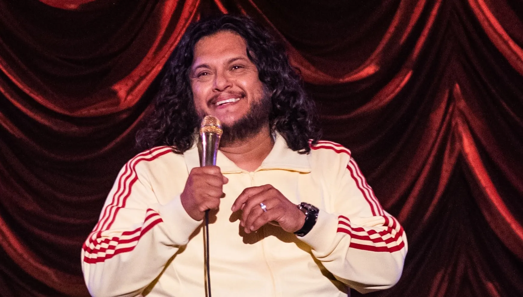 Felipe Esparza performing live on stage